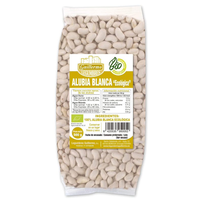 Alubia Blanca Ecológica · Guillermo · 500 gramos