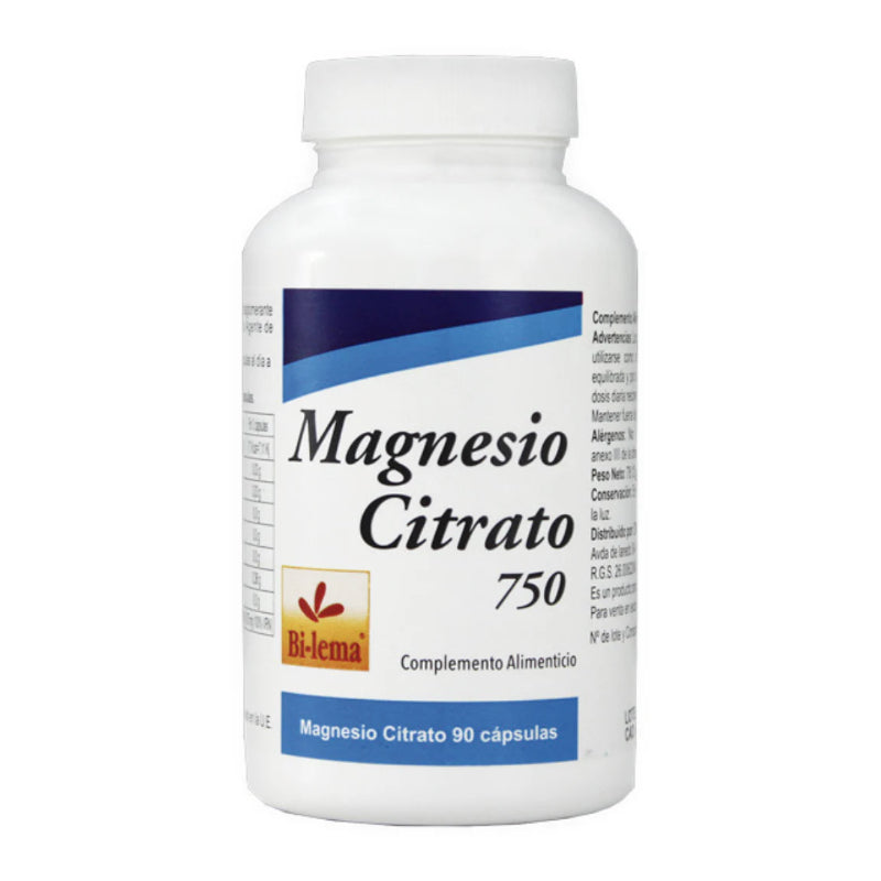 Magnesio Citrato 750 · Bilema · 90 cápsulas