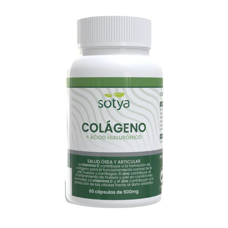 Colágeno con Ácido hialurónico · Sotya · 60 cápsulas
