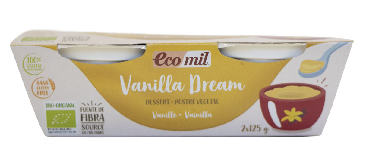 Postre de Vainilla Dream · Ecomil · 2x125 gramos