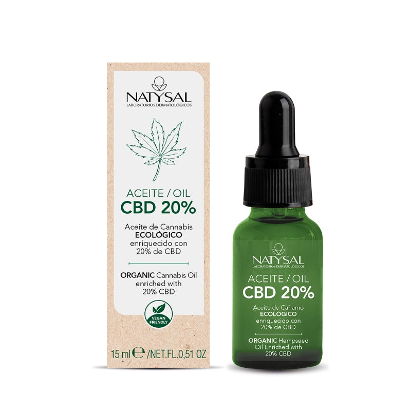 Aceite Ecológico de CBD 20% · Natysal · 15 ml