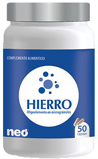 Hierro en Microgránulos · Neo · 50 cápsulas