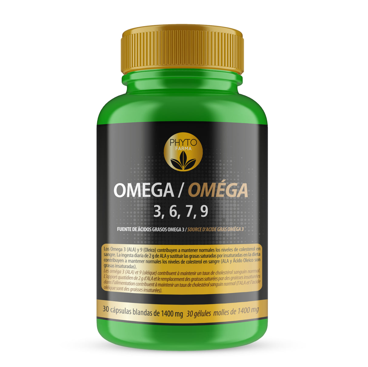Omega 3-6-7-9 · Phytofarma · 30 cápsulas