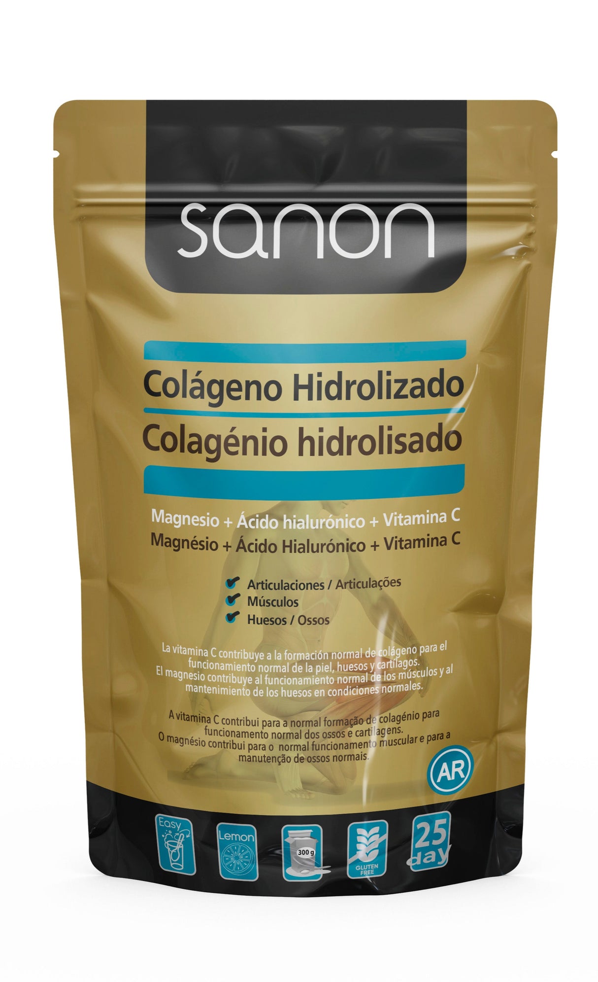 Colágeno Hidrolizado · Sanon · 300 gramos