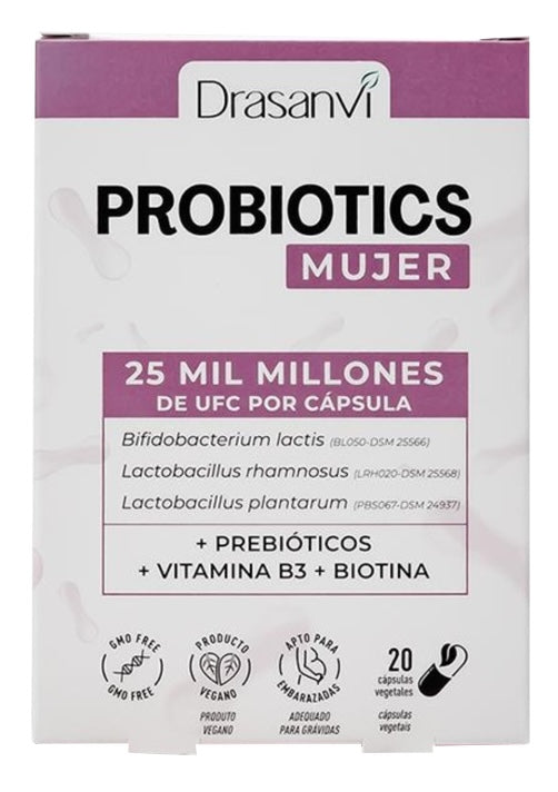 Probiotics Mujer · Drasanvi · 20 cápsulas