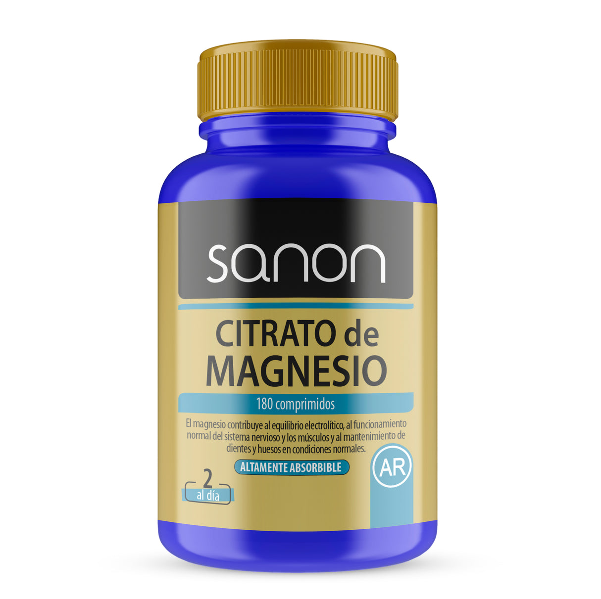 Citrato de Magnesio · Sanon · 180 comprimidos
