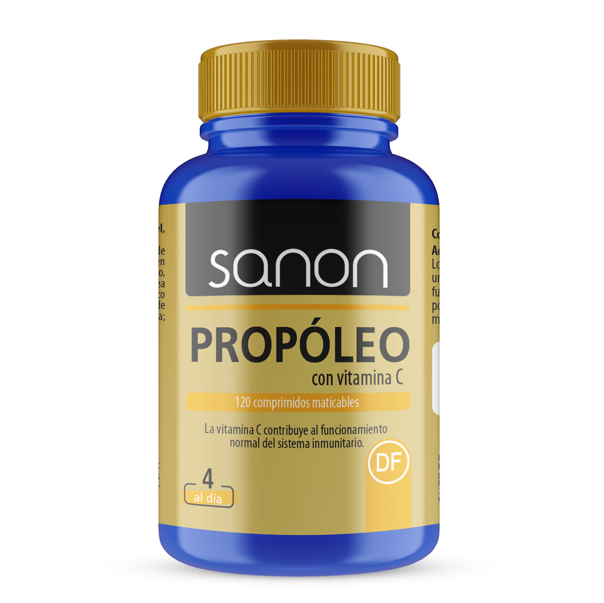 Propóleos con Vitamina C · Sanon · 120 comprimidos masticables