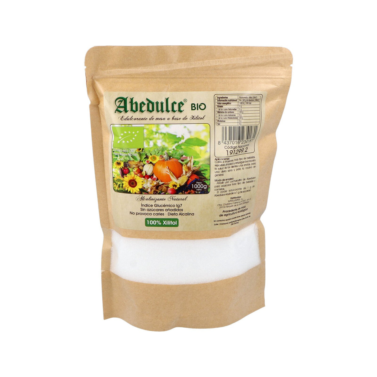 Xilitol de Maíz · Abedulce · 1 kg
