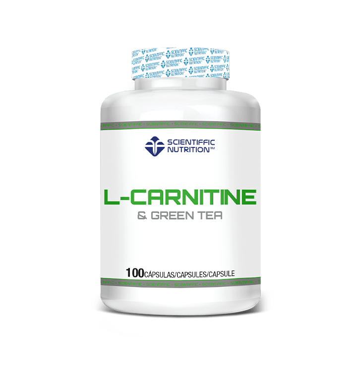 L-Carnitina y Té Verde · Scientiffic Nutrition · 100 cápsulas