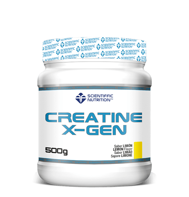 Creatina X-Gen: Sabor Limón · Scientiffic Nutrition · 500 gramos