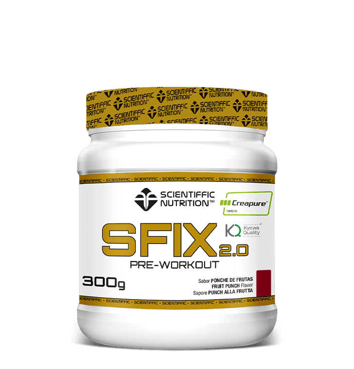 SFIX 2.0 Pre-Workout: Sabor Frutos Rojos · Scientiffic Nutrition · 300 gramos