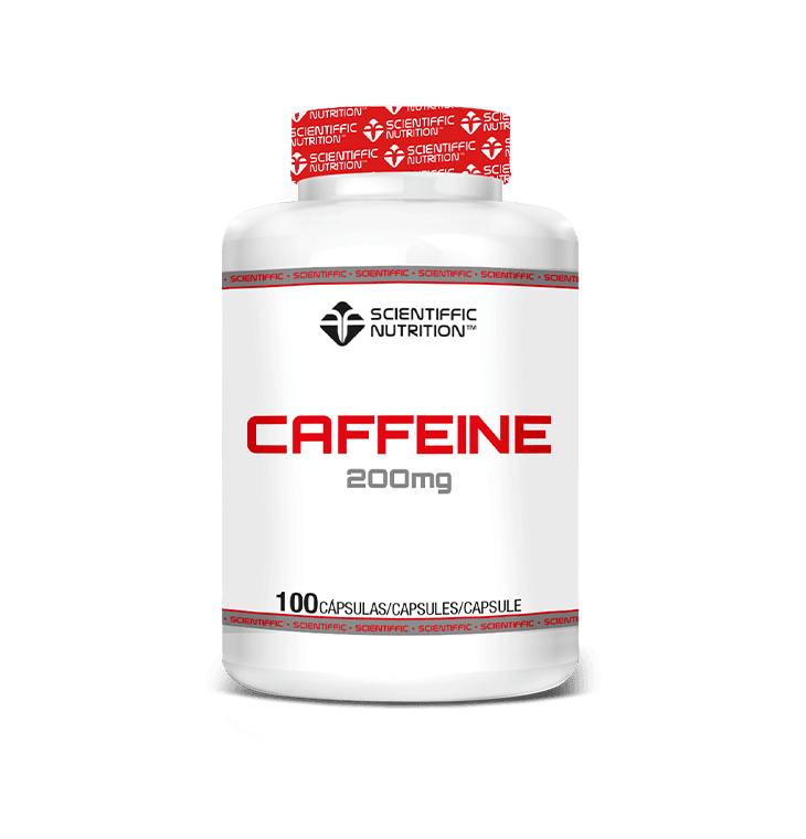 Cafeína 200 mg · Scientiffic Nutrition · 100 cápsulas