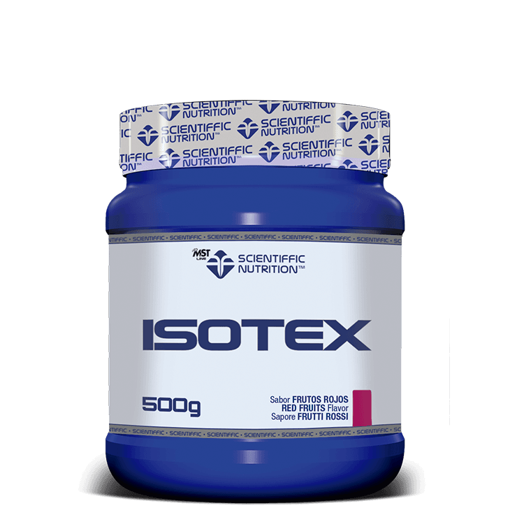 Isotex: Sabor Frutos Rojos · Scientiffic Nutrition · 500 gramos