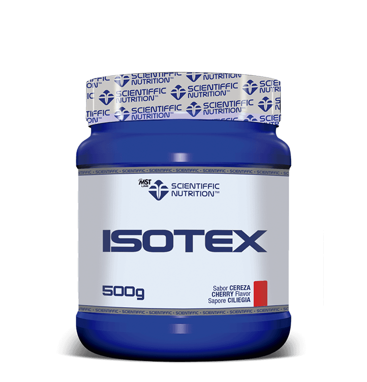 Isotex: Sabor Cereza · Scientiffic Nutrition · 500 gramos