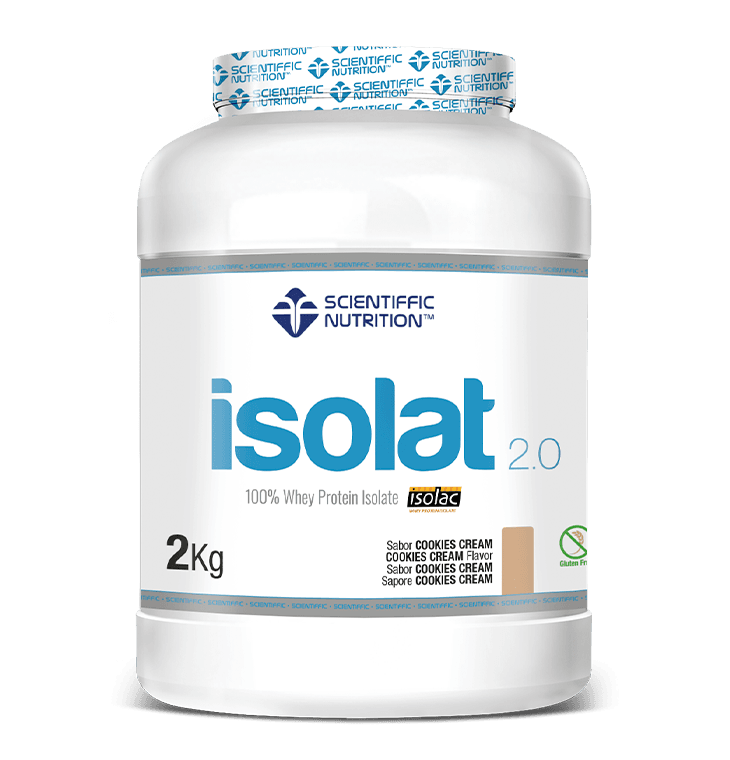 Isolat 2.0 Whey Protein: Sabor Cookies Cream · Scientiffic Nutrition · 2 kg