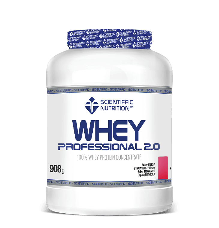 Whey Professional 2.0 Whey Protein: Sabor Fresa · Scientiffic Nutrition · 908 gramos