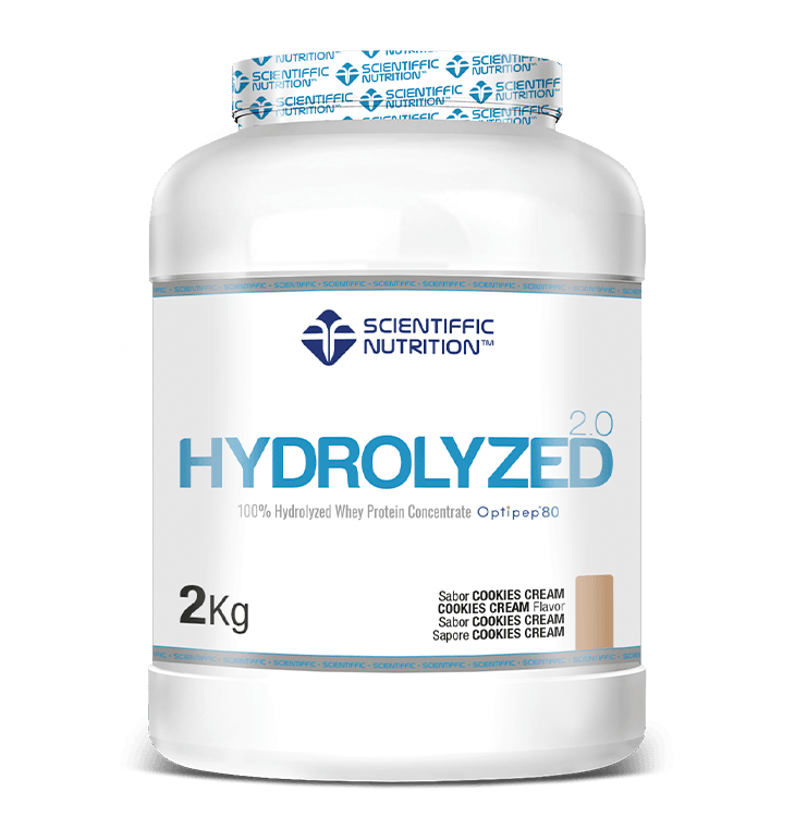 Hydrolyzed 2.0 Whey Protein: Sabor Cookie Cream · Scientiffic Nutrition · 2 kg