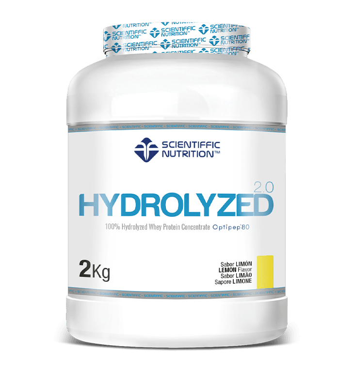 Hydrolyzed 2.0 Whey Protein: Sabor Limón · Scientiffic Nutrition · 2 kg