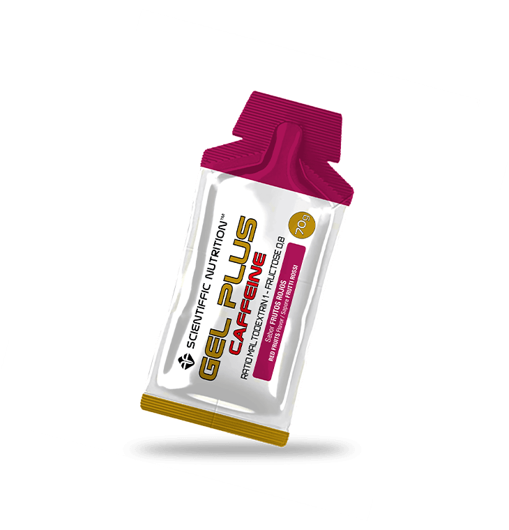 Gel Plus: Sabor Frutos Rojos con Cafeína · Scientiffic Nutrition · 70 gramos