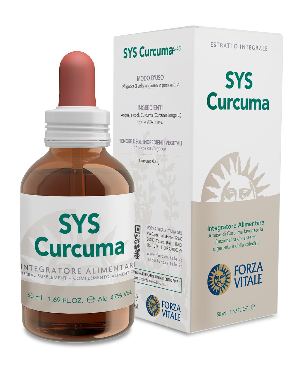 SYS Curcuma · Forza Vitale · 50 ml