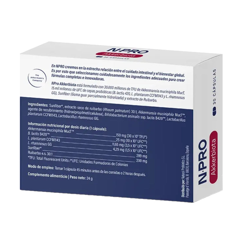 Akkerbiota · NPro · 30 cápsulas