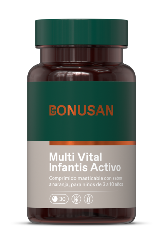 Multi Vital Infantis Activo · Bonusan · 30 comprimidos