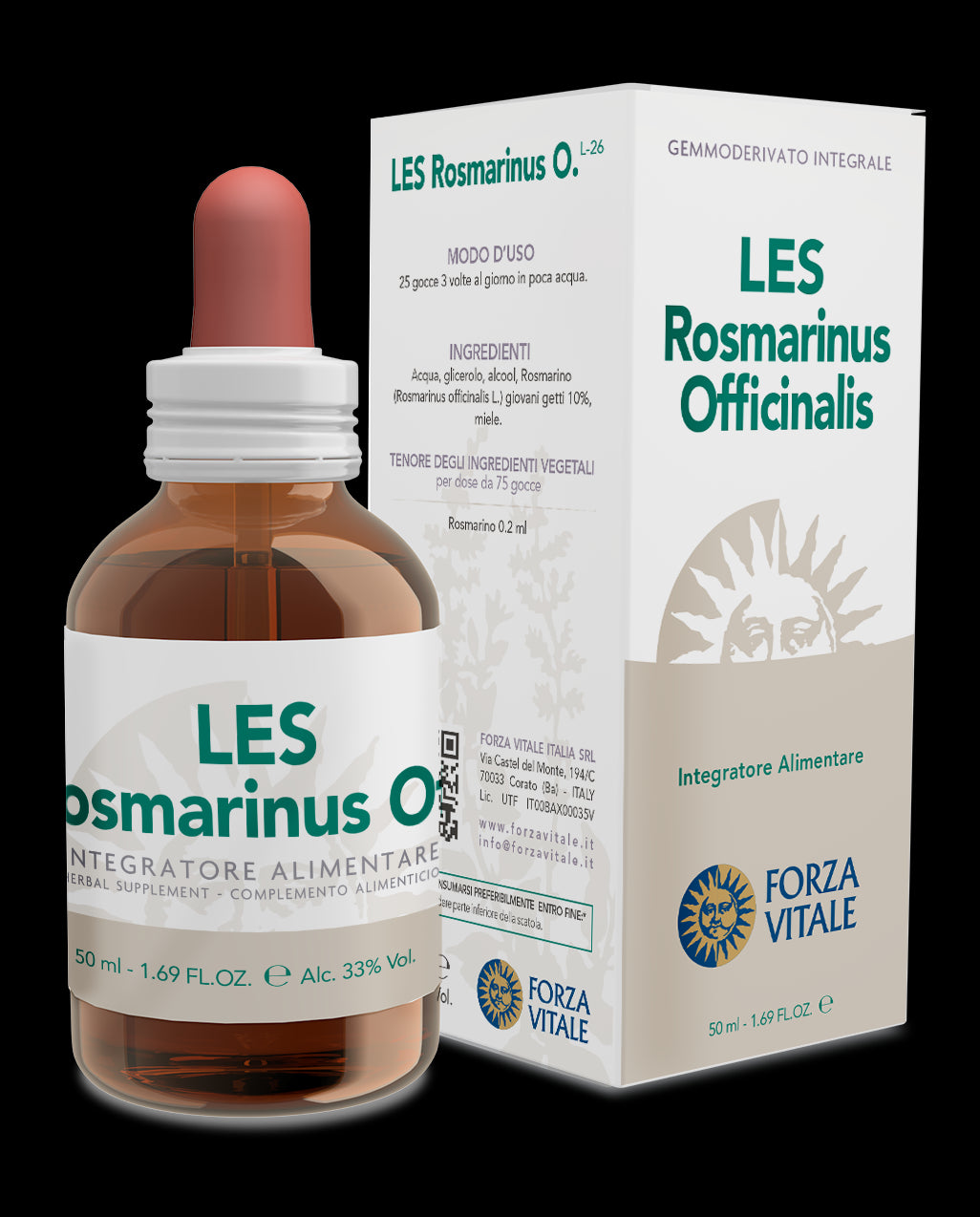 LES Rosmarinus Officinalis · Forza Vitale · 50 ml