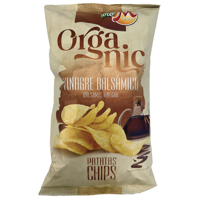 Patatas Fritas Vinagre Balsámico Bio · Monti · 130 gramos