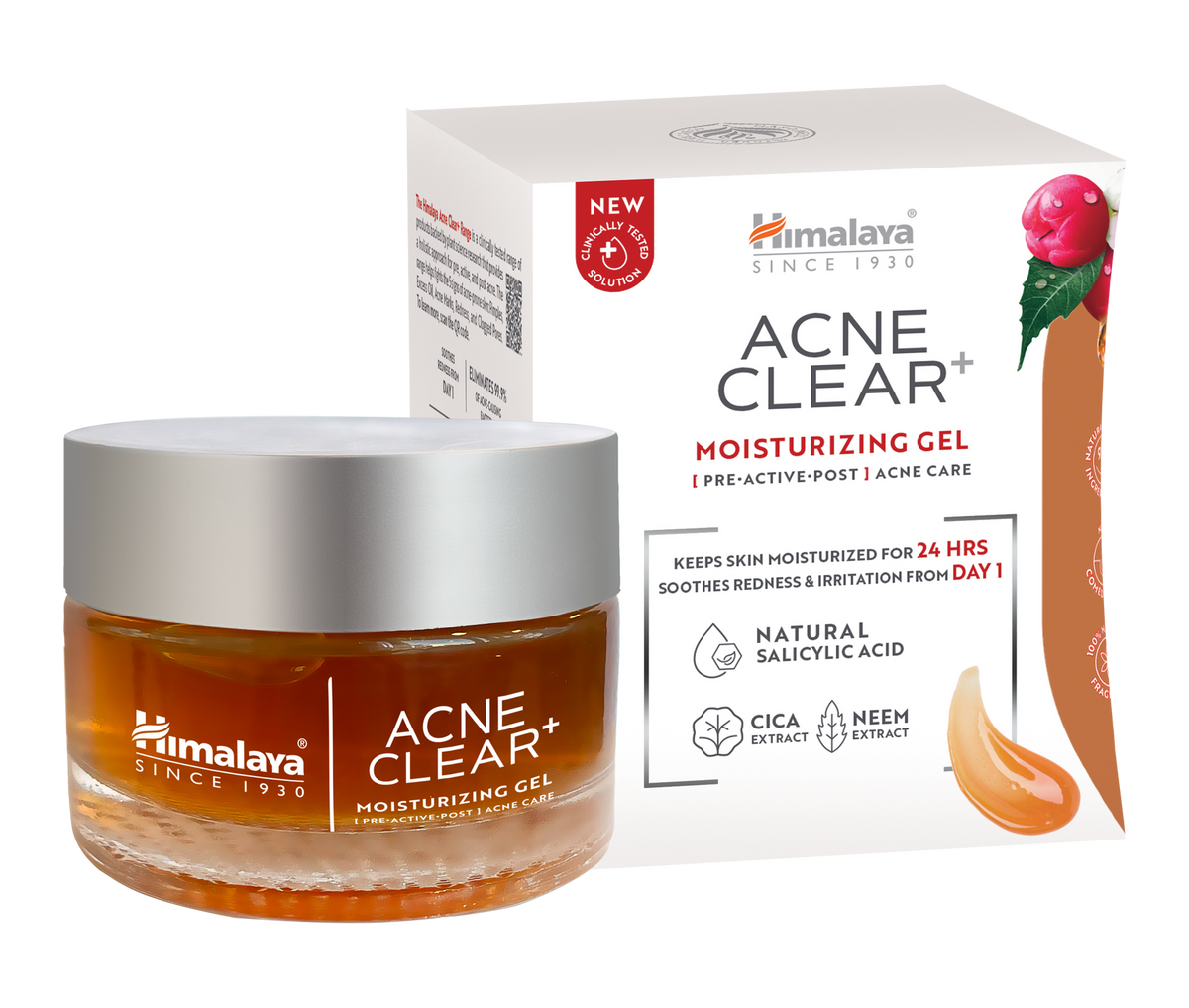 Acne Clear+ Gel Hidratante · Himalaya · 50 ml