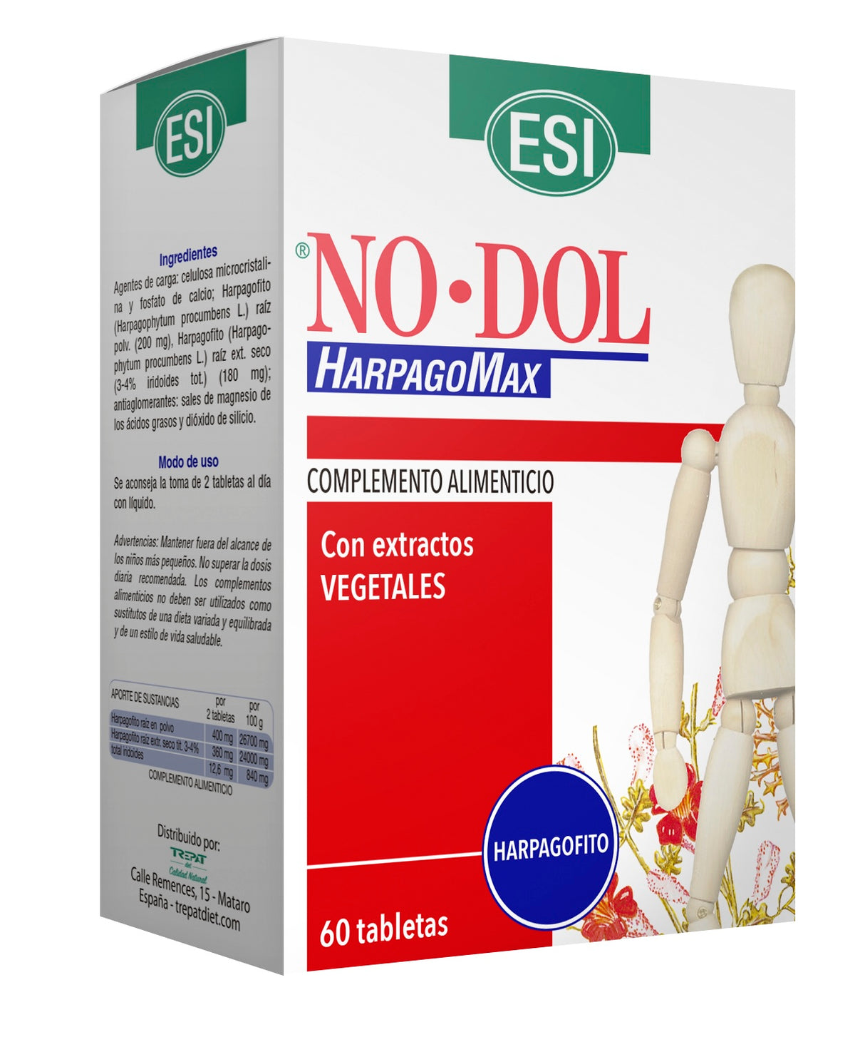 NoDol Harpagomax · ESI · 60 comprimidos