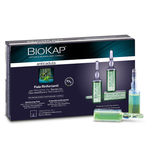 Ampollas Reforzantes Anticaída + Tricobiotic · Biokap · 12 ampollas