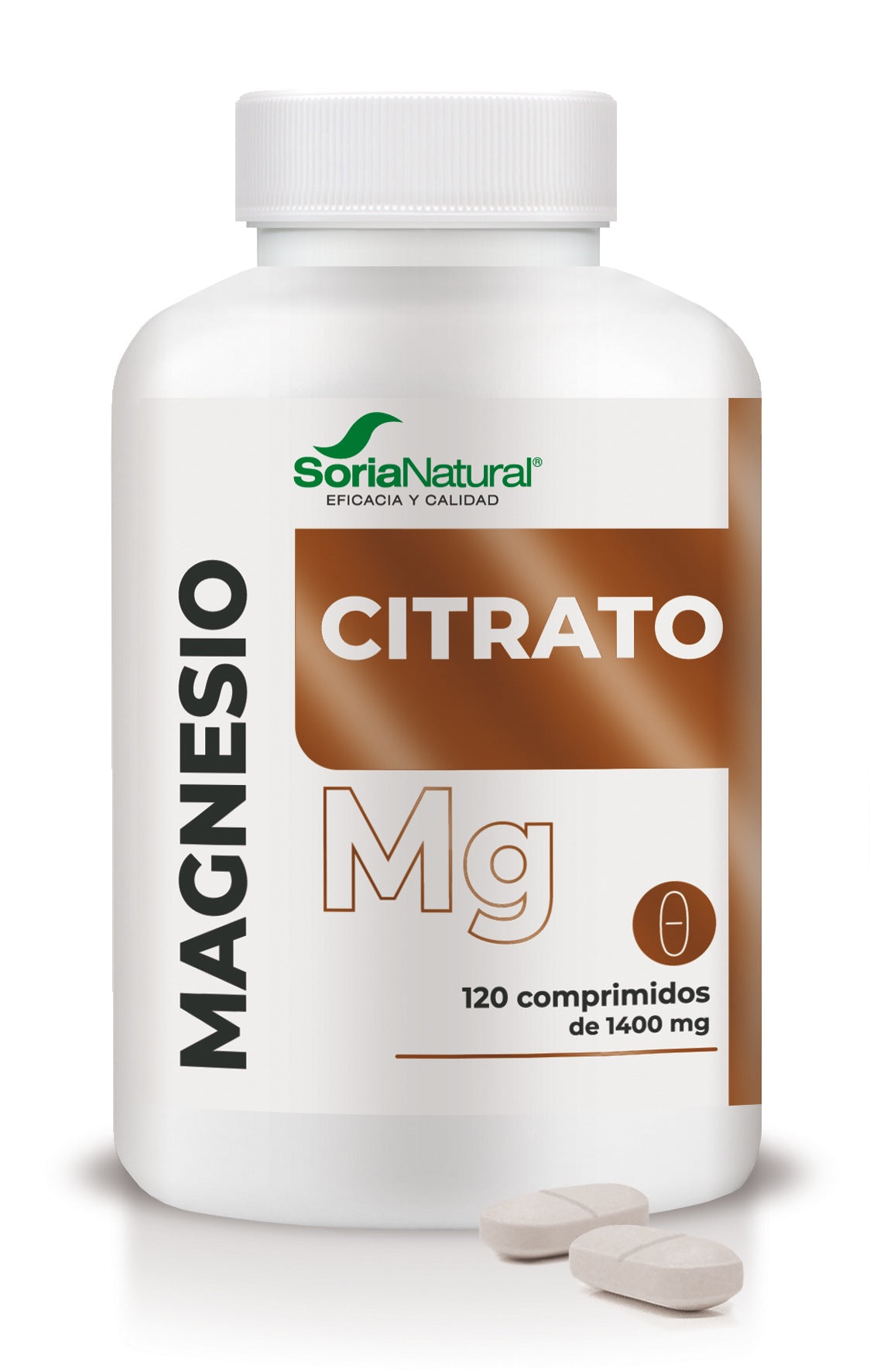 Citrato de Magnesio · Soria Natural · 120 comprimidos