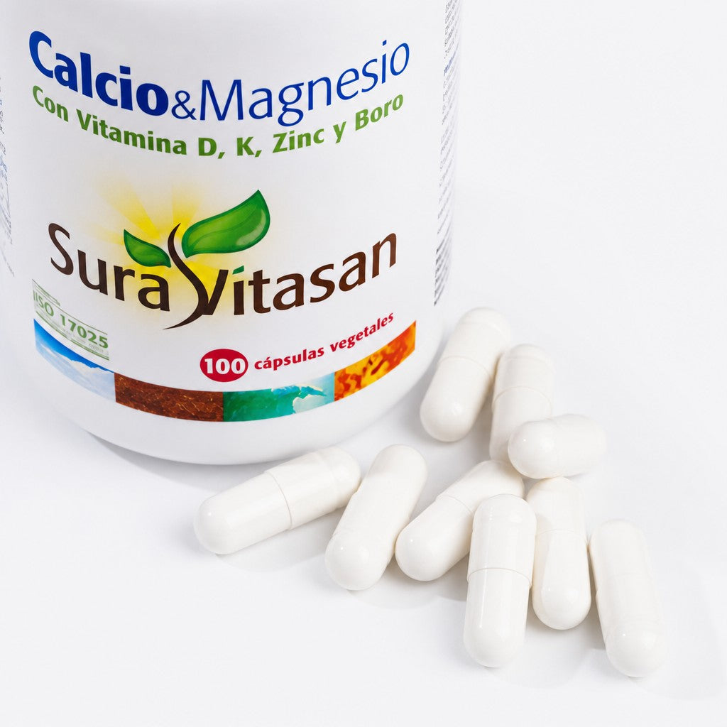 Calcio & Magnesio · Sura Vitasan — detalle cápsulas