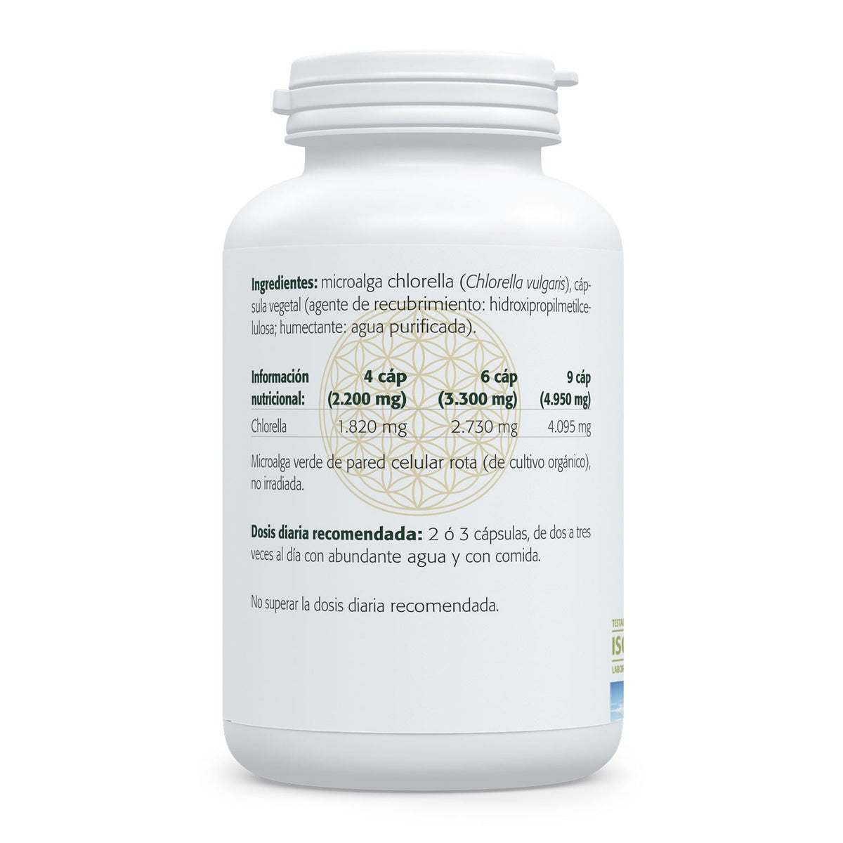 Chlorella · Sura Vitasan · 60 cápsulas — modo de uso