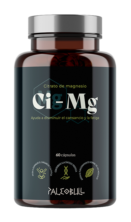 Citrato de Magnesio · Paleobull · 60 cápsulas