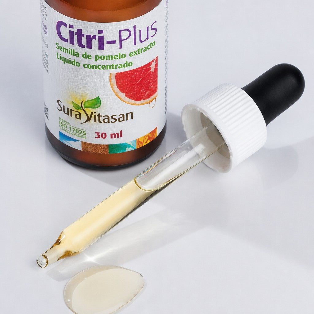 Citri-Plus Líquido · Sura Vitasan — detalle envase