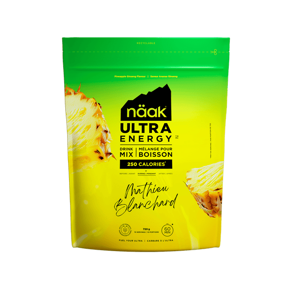 Bebida Ultra Energy Drink Mix Piña-Ginseng · Naak · 700 gramos