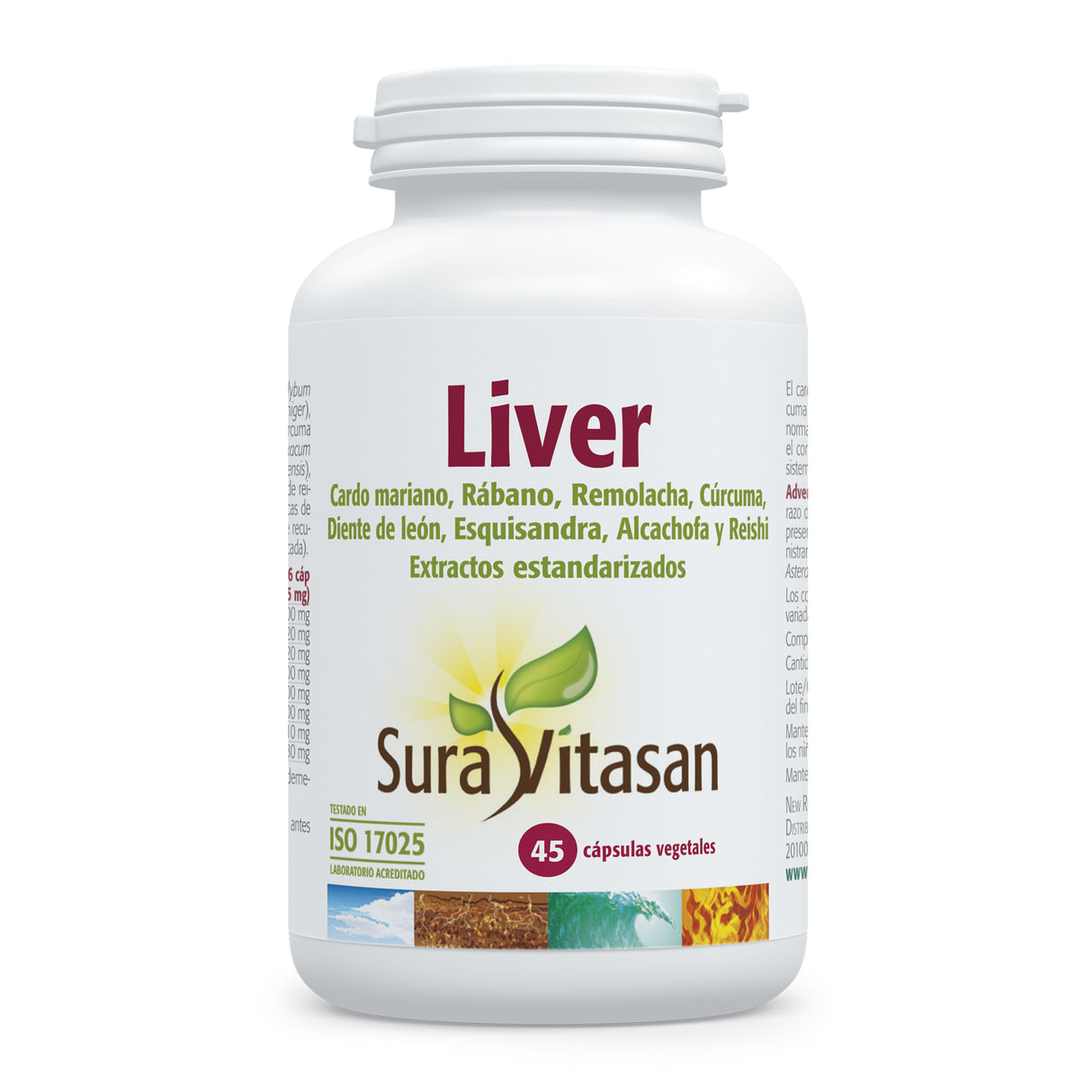 Liver · Sura Vitasan · 45 cápsulas