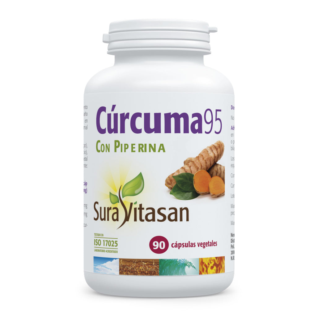 Curcuma 95 · Sura Vitasan · 90 cápsulas