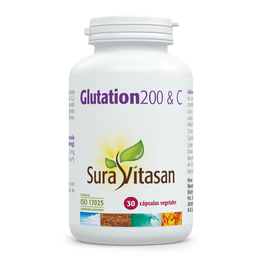 Glutáión 200 & C · Sura Vitasan · 30 cápsulas