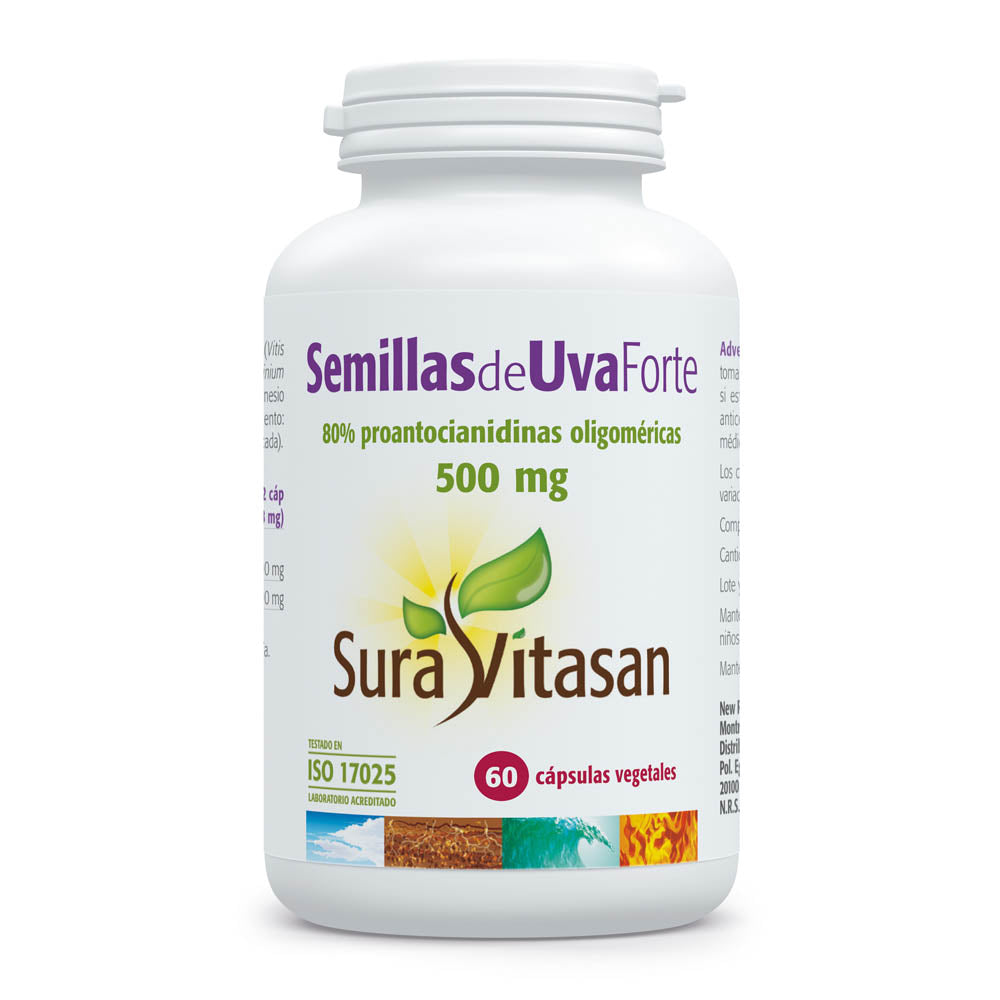 Semilla de Uva Forte · Sura Vitasan · 60 cápsulas