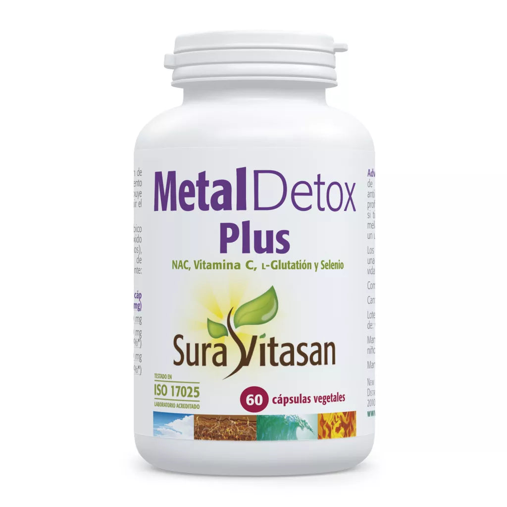 Metal Detox Plus · Sura Vitasan · 60 cápsulas