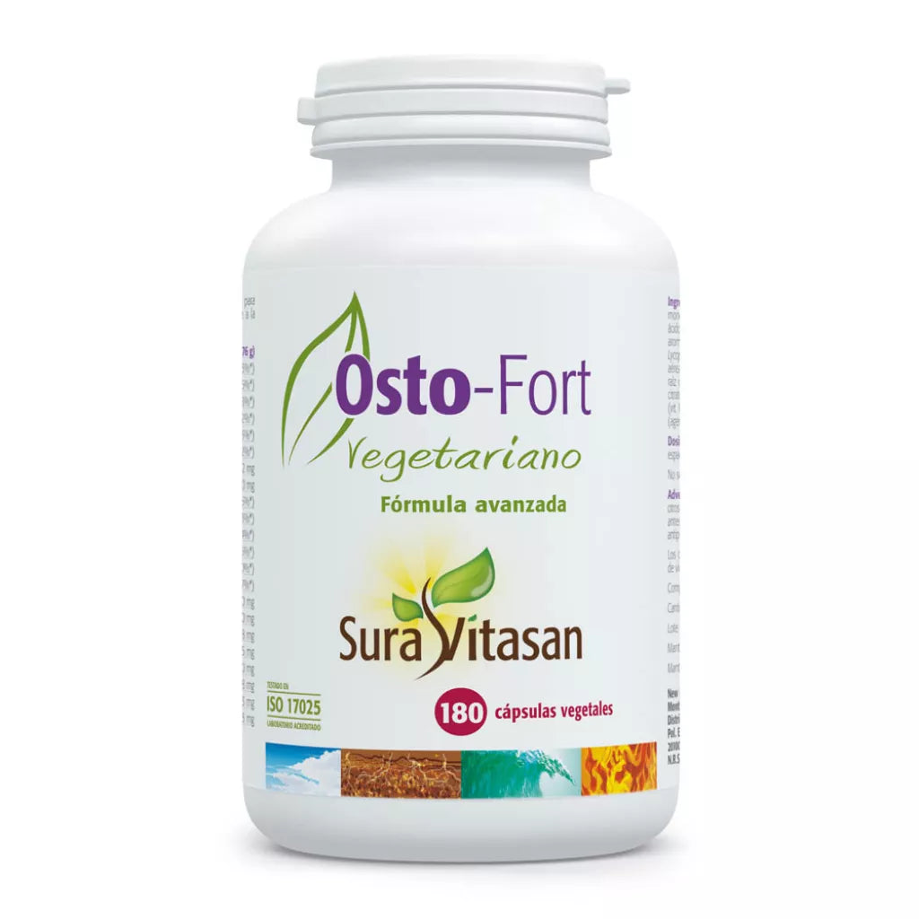 Osto-Fort Vegetariano · Sura Vitasan · 180 cápsulas