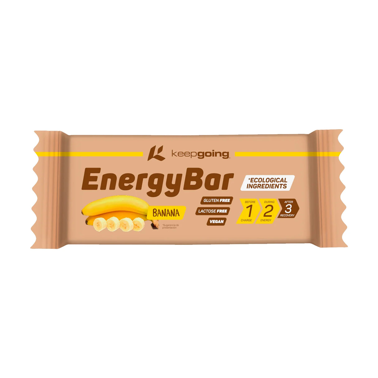 Energy Bar Plátano · Keepgoing · 40 g