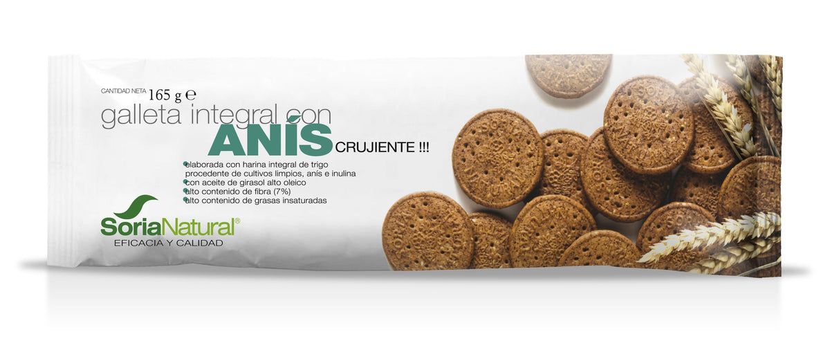 Galleta Integral con Anís · Soria Natural · 165 gramos - 2