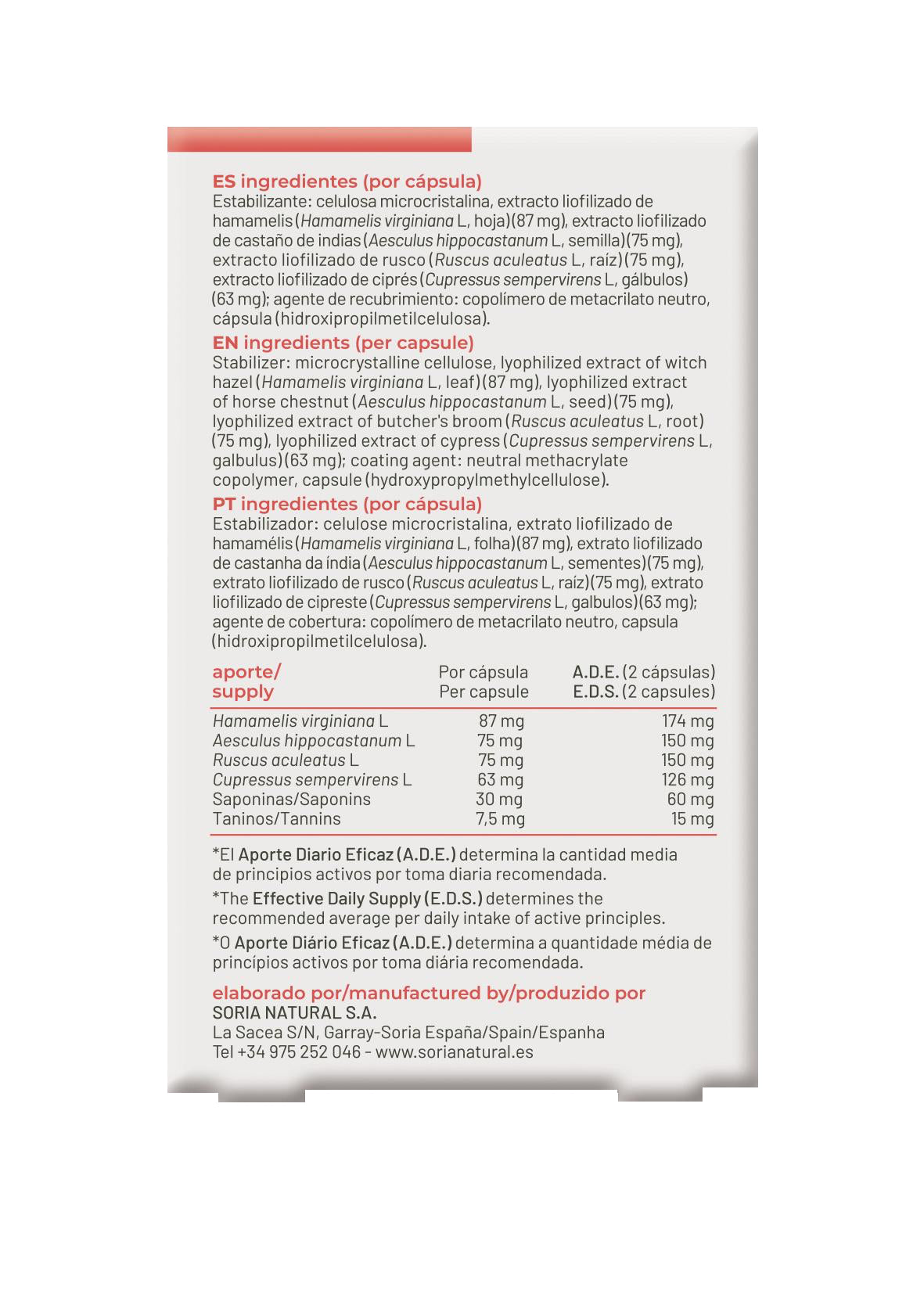 Circuven · Soria Natural · 30 cápsulas