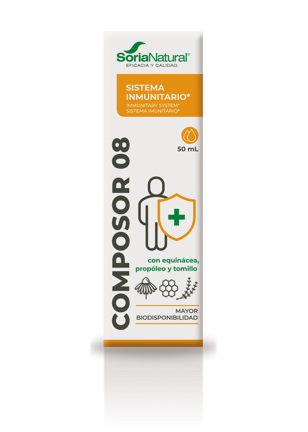 Composor 08 - Sistema Inmunitario · Soria Natural · 50 ml