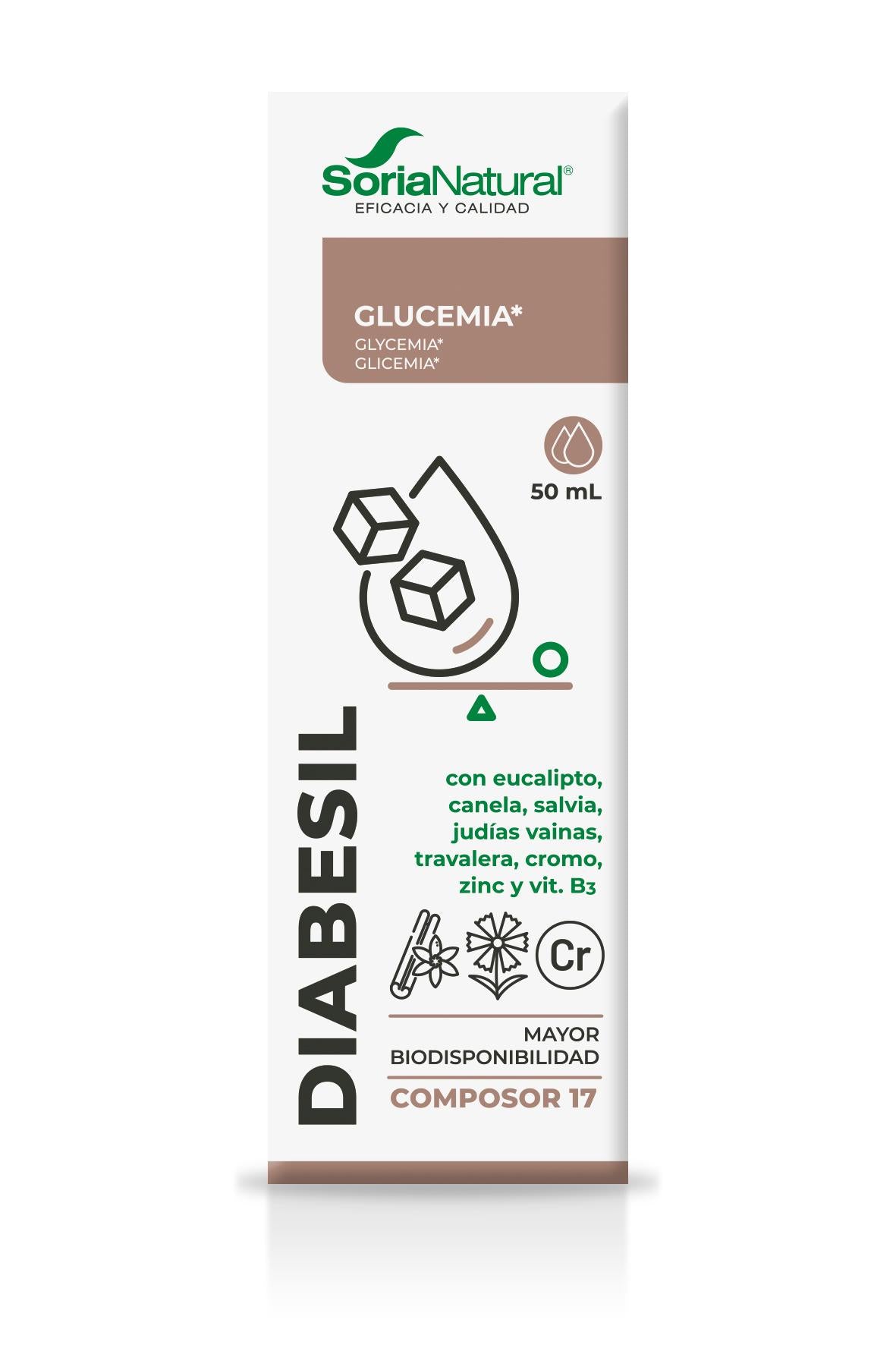 Composor 17 - Diabesil · Soria Natural · 50 ml