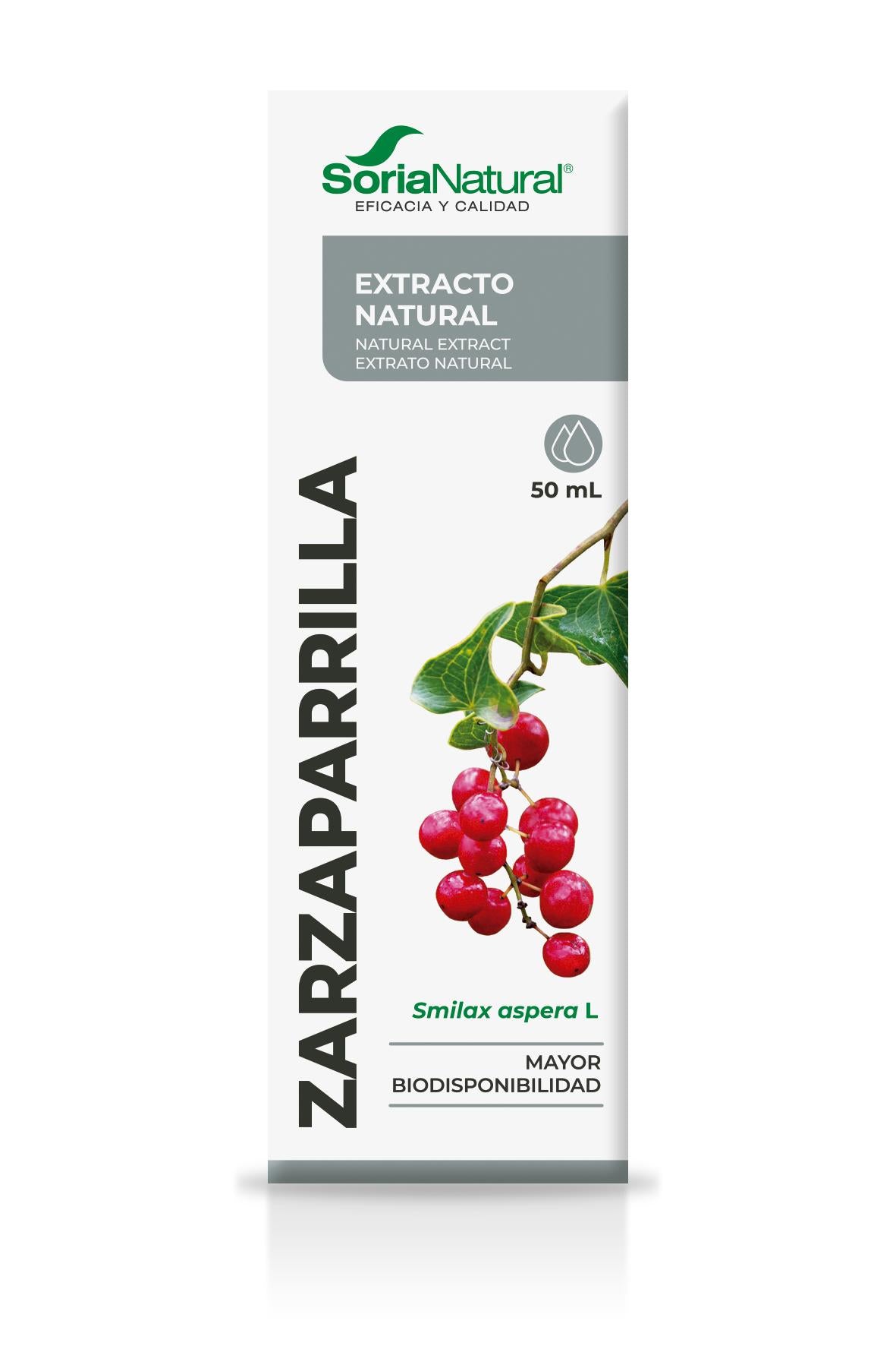 Extracto Natural de Zarzaparrilla · Soria Natural · 50 ml