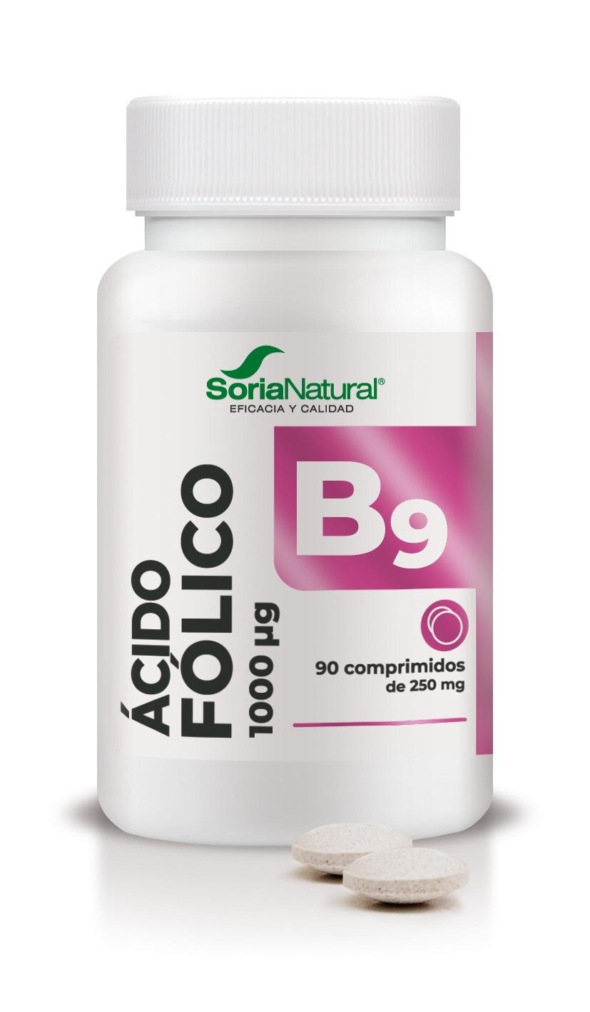 Ácido Fólico - Liberación Sostenida · Soria Natural · 90 comprimidos - 1